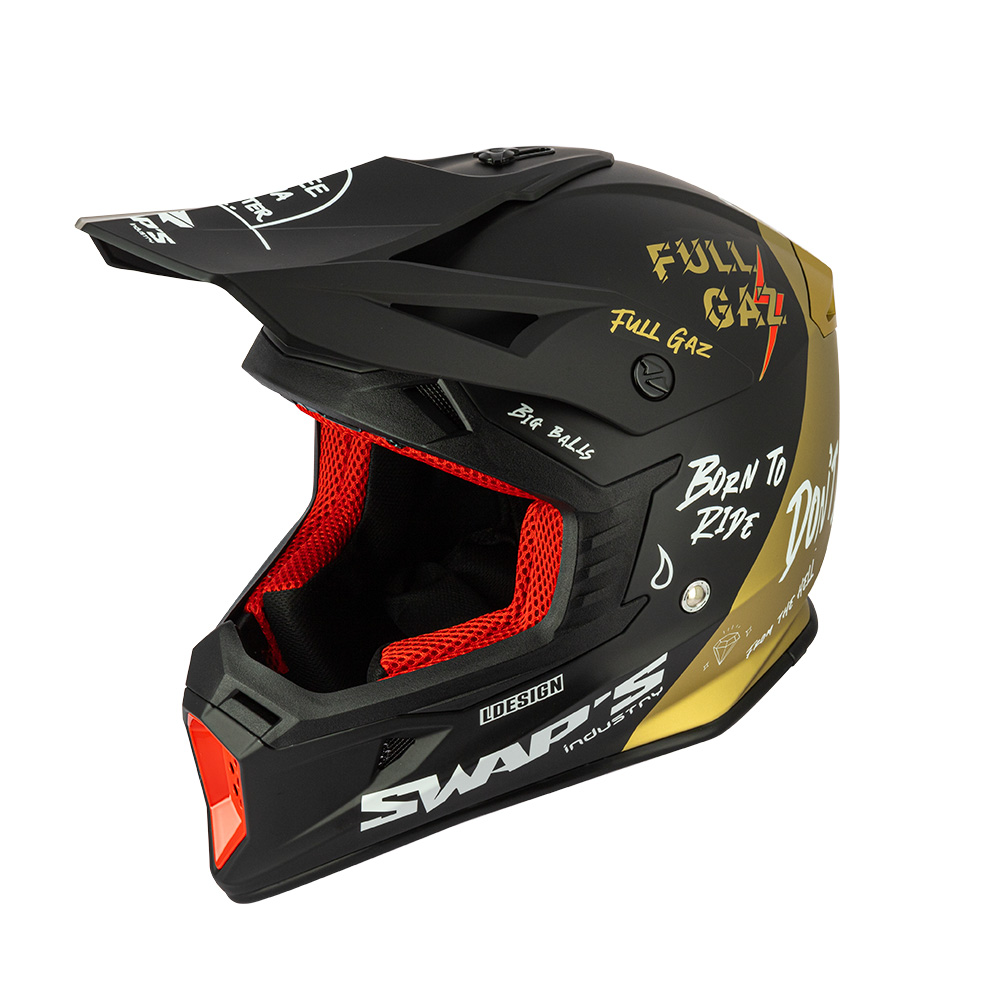 Casque cross neuf S818 - Sport & Plein air
