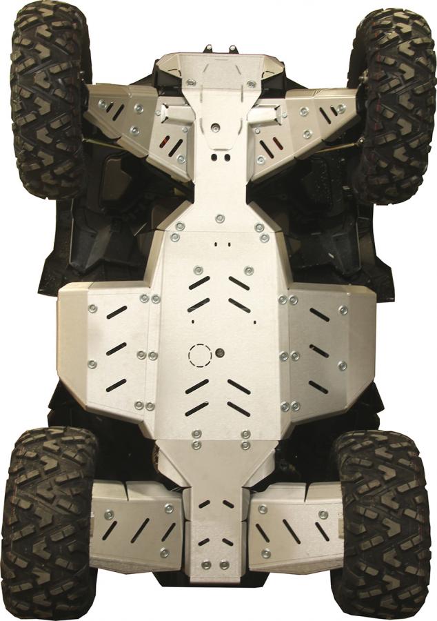 X AUTOHAUX Housse Bâche Protection Quad Polaris Sportsman 850 / XP 1000 / Can-Am Outlander & Renegade – 210D Imperméable Anti-UV Anti-Poussière Bleu Marine 228x127x131 Cm