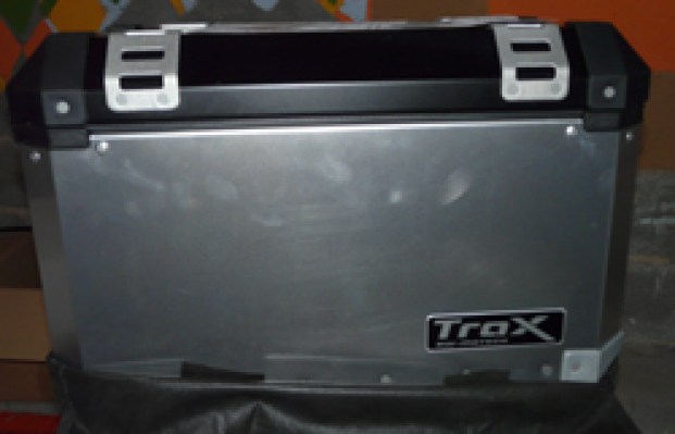 2 Valises Alu 45L TRAX Droite + Gauche SW MOTECH Alu