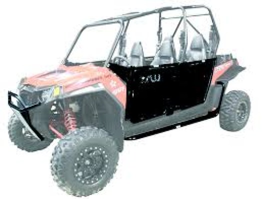 Kit 4 portes XRW noire RZR4 800 et 900 4 Place Polaris