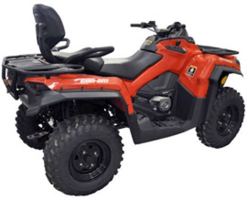 Kit D'extension D'ailes Noir Outlander 500 L / LMax Can-am
