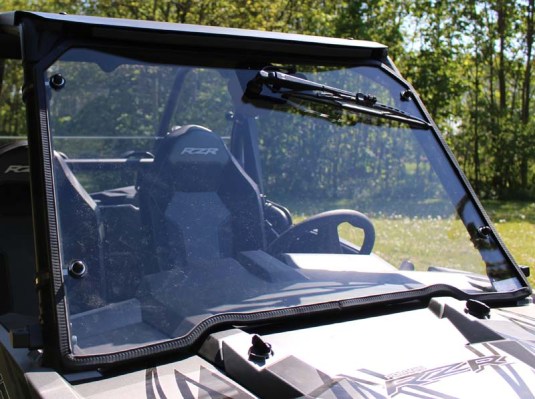 Pare Brise Poly+ Essuie Glace 180°+ Lave Glace RZR 1000 Turbo
