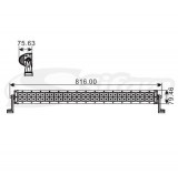 Projecteur 60 Led Quad SSV 180W 82cm 10800 lumens