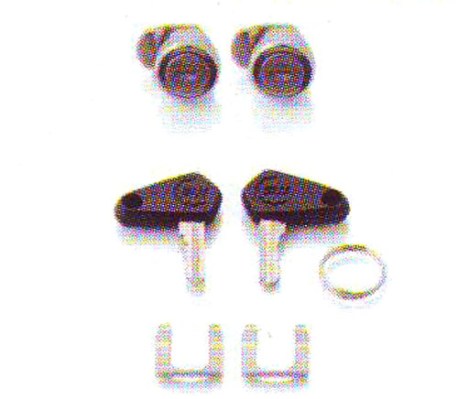 Kit 2 Fermetures avec 2 Clefs